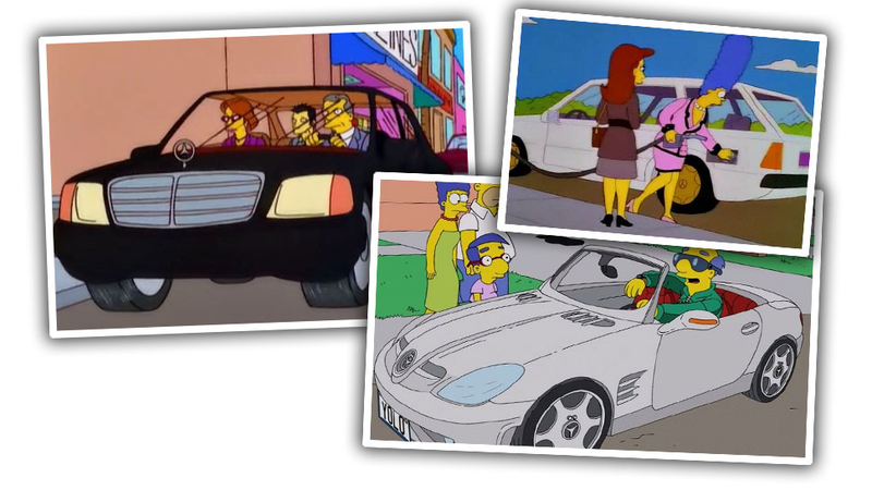 Illustration for article titled A Guide To Every Real-World Car Used In The Simpsons